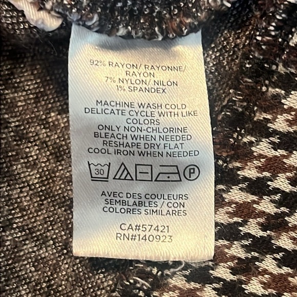 LOFT Lou & Grey Houndstooth Ponte Leggings Size M - Picture 10 of 11